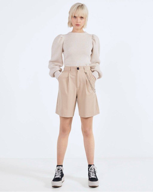 Sweater with voluminous sleeves - Image 4