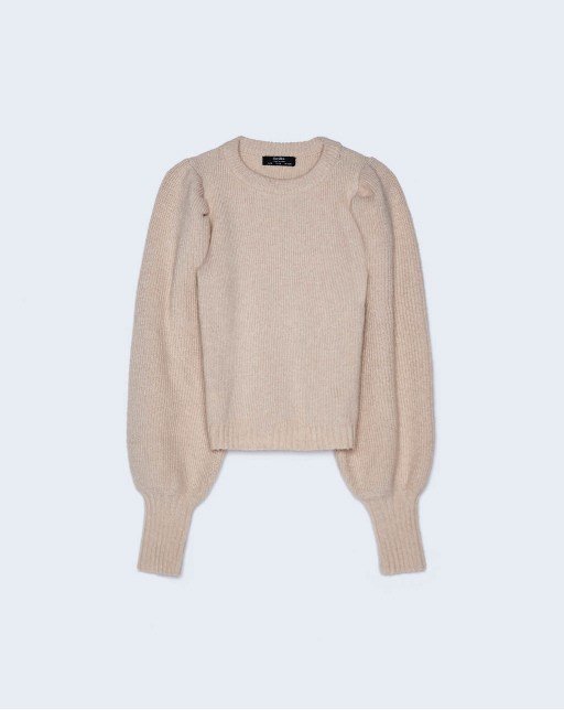 Sweater with voluminous sleeves - Image 5