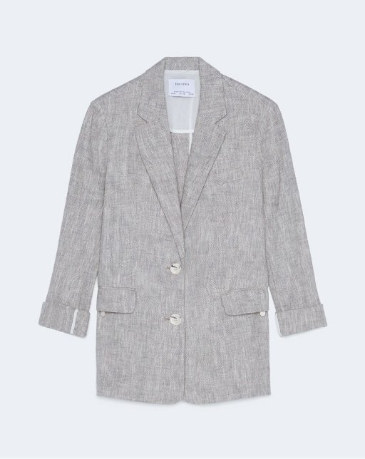 Linen-effect blazer - Image 5