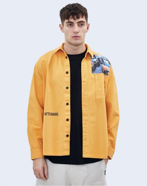 Overshirt with print