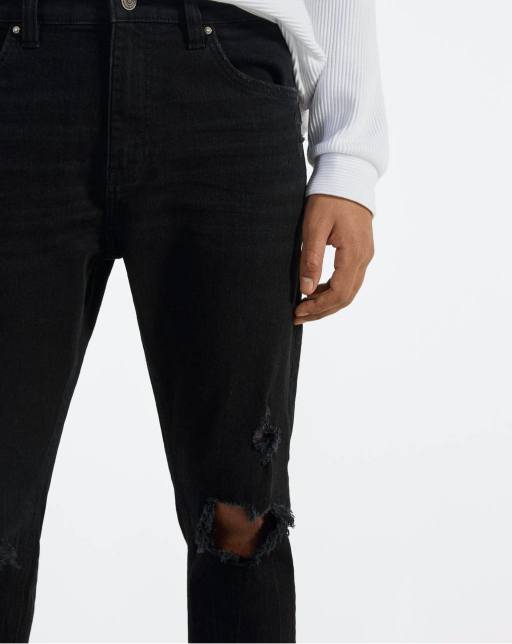 Ripped carrot fit jeans - Image 3