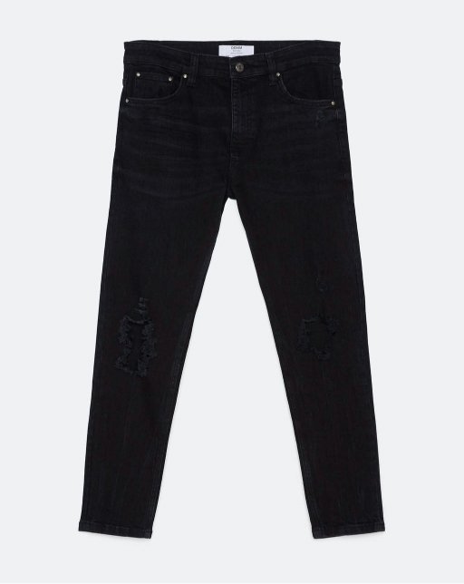 Ripped carrot fit jeans - Image 5