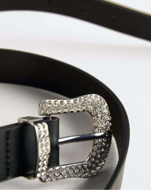Belt with bejewelled buckle - Image 3