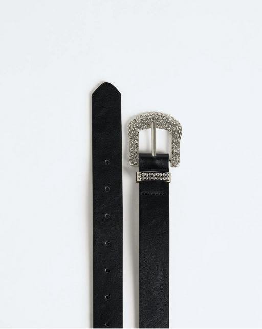 Belt with bejewelled buckle - Image 5