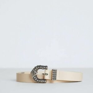 Cowboy belt with rhinestone details