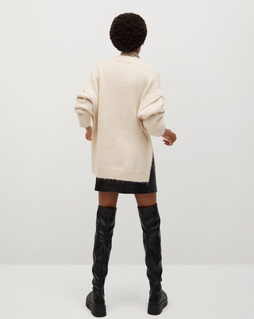 Sweater with voluminous sleeves - Image 4